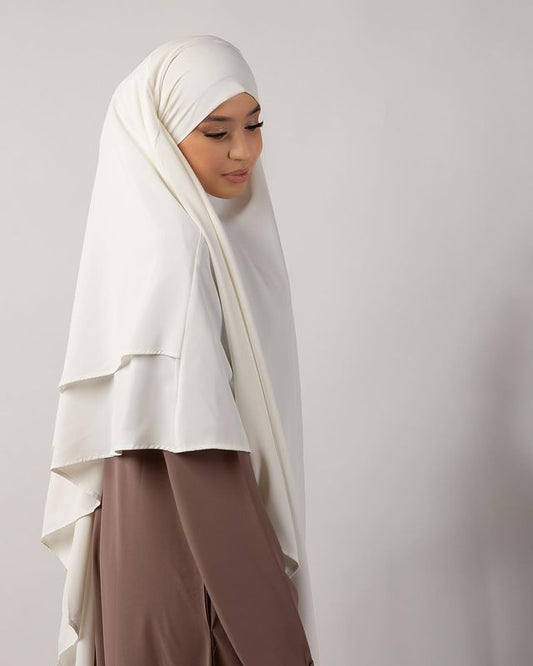 Hanaan hijab (double layer)