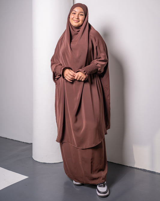 Jilbab skirt set
